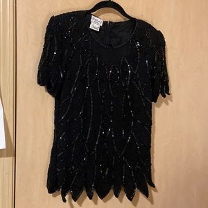 Sparkling beaded top